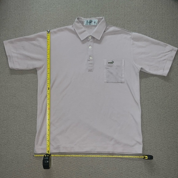 Vintage Crocodile Original Cream / Beige Button Up - Picture 1 of 4